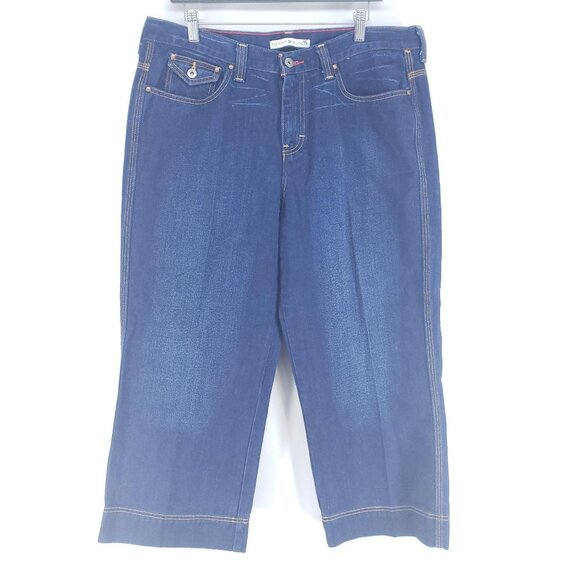 Tommy Hilfiger Jeans Women's Size 14 Cropped Wide - Picture 1 of 7